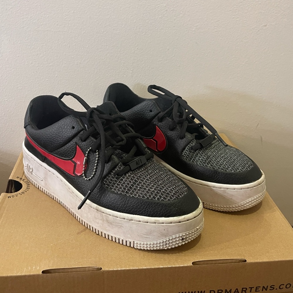 Nike air force 1 sage low Women Black Sneakers